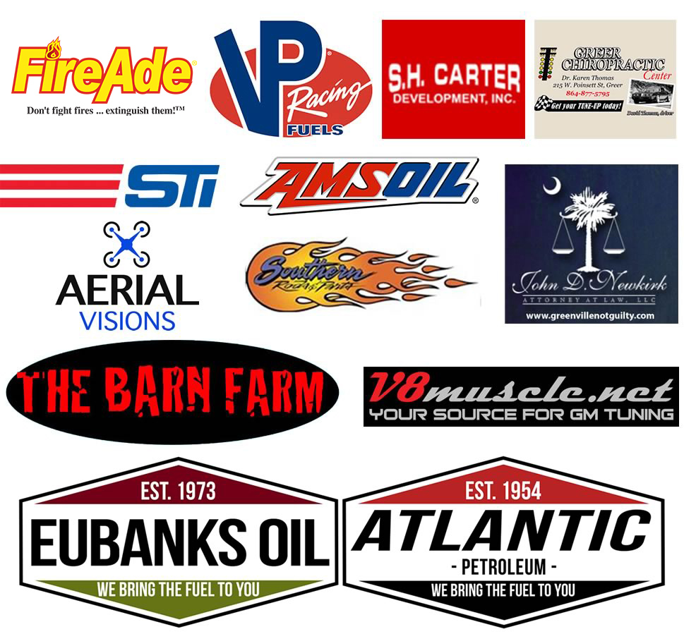Greer Dragway Sponsors