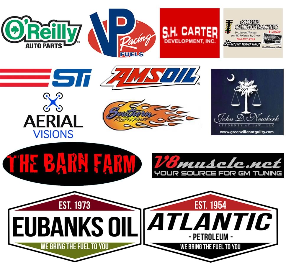 Greer Dragway Sponsors